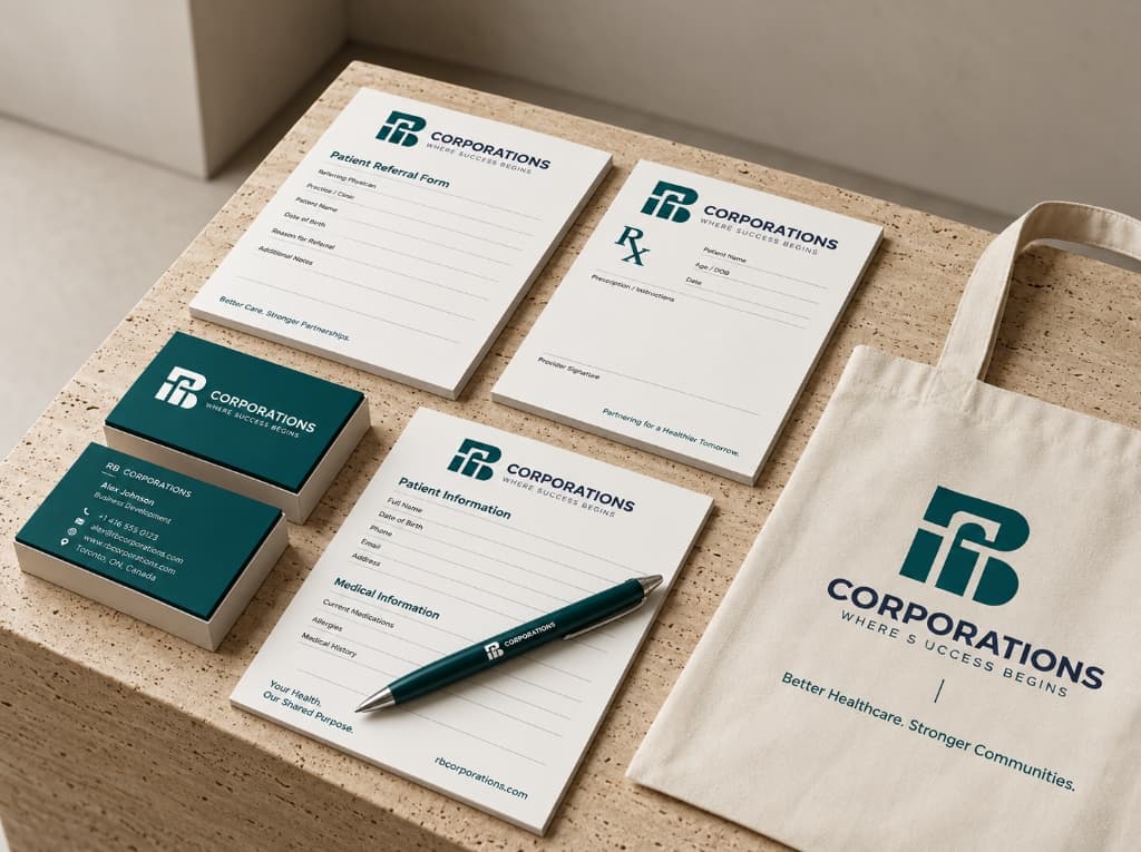 Bridgap Corporations custom branded clinic practice supplies